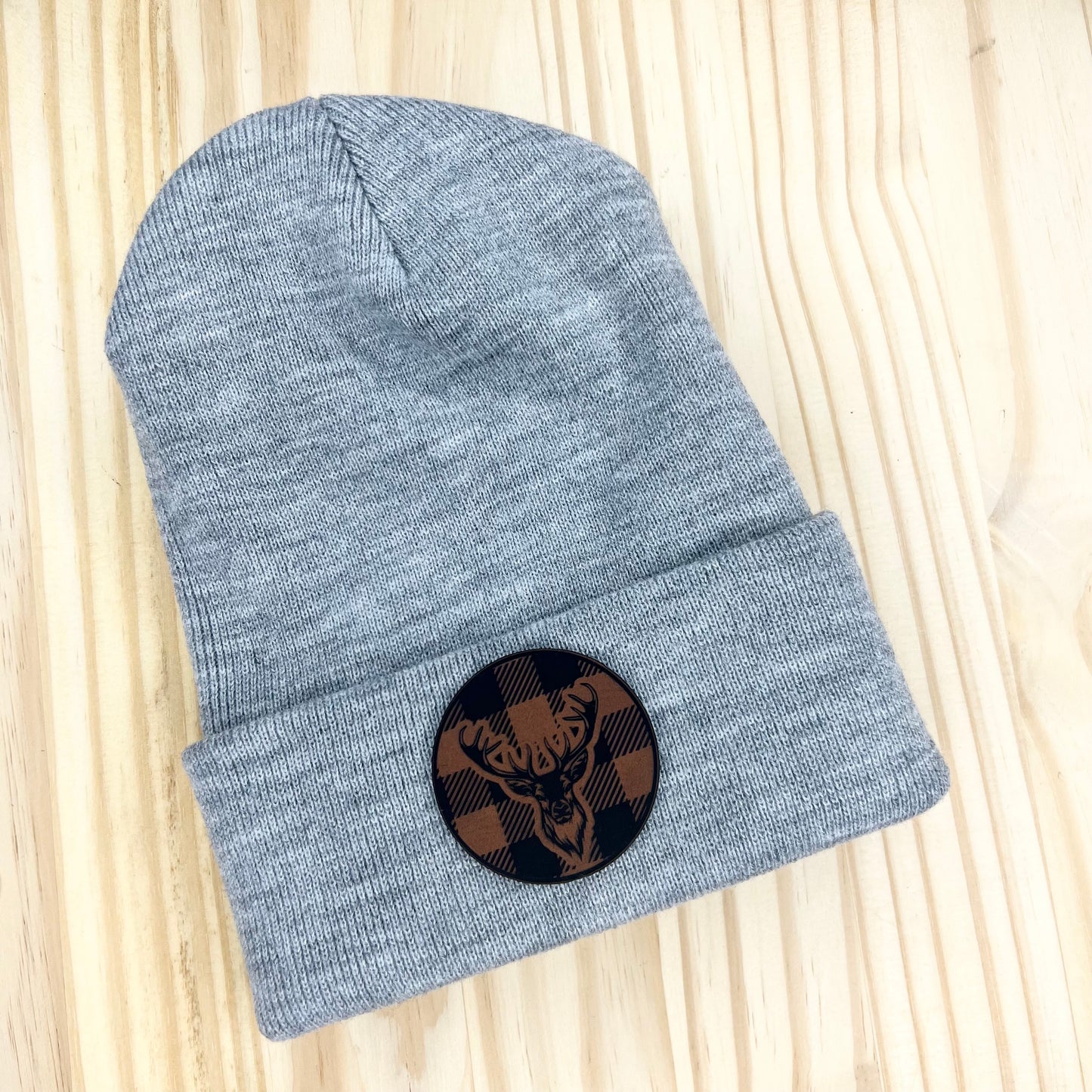 Beanie - Pick Your Patch - Gray