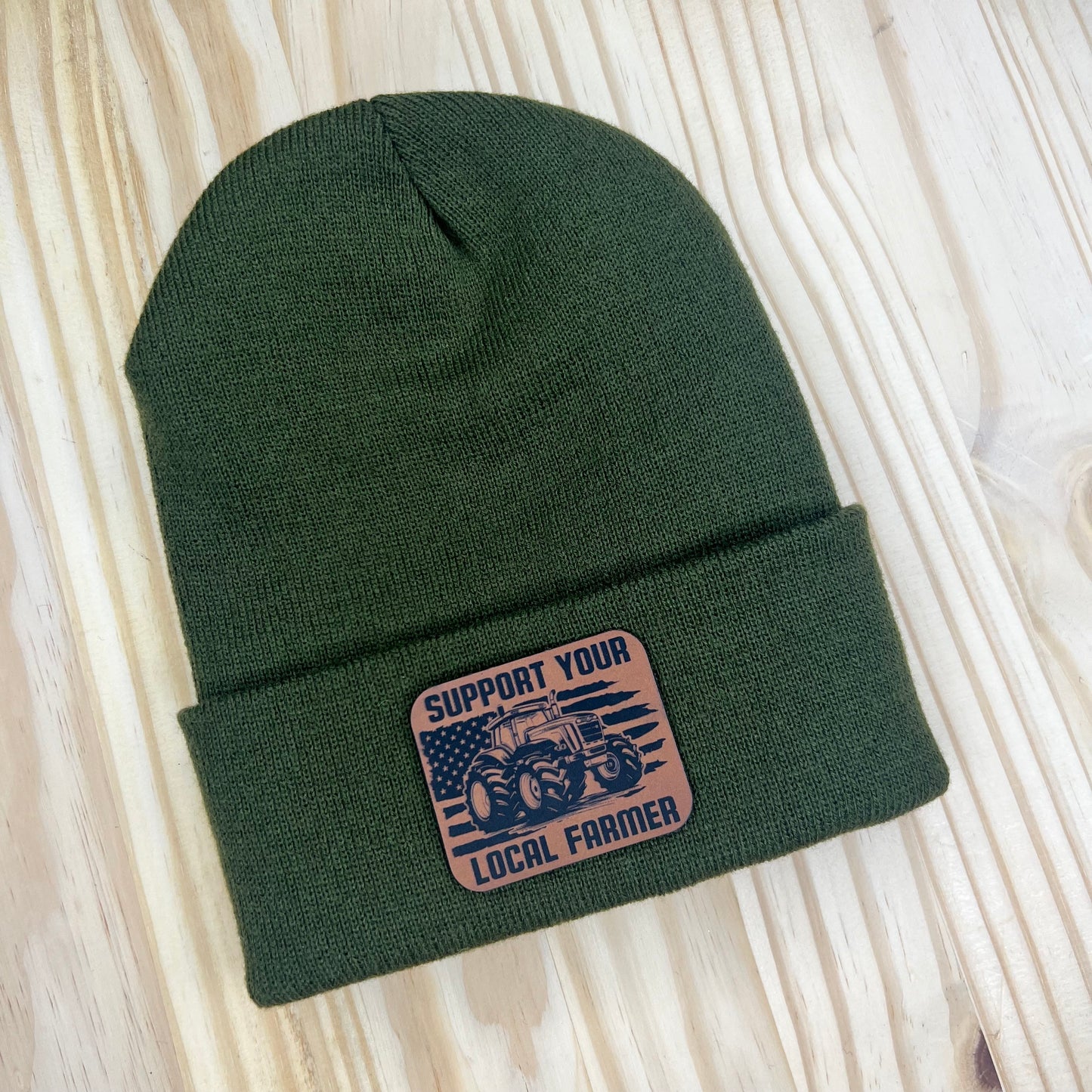 Beanie - Pick Your Patch - Olive