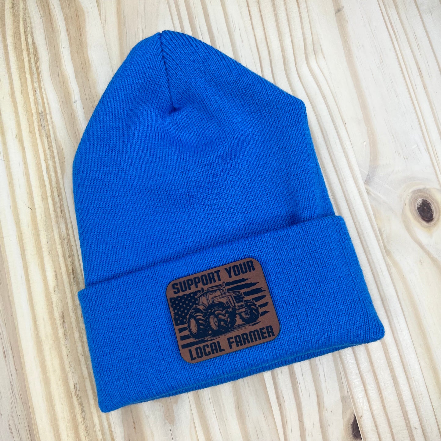 Beanie - Pick Your Patch - Carolina Blue