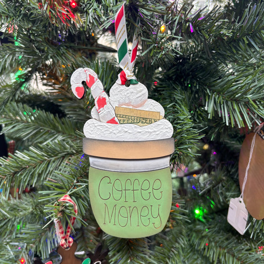 Coffee Money Gift Card Ornament