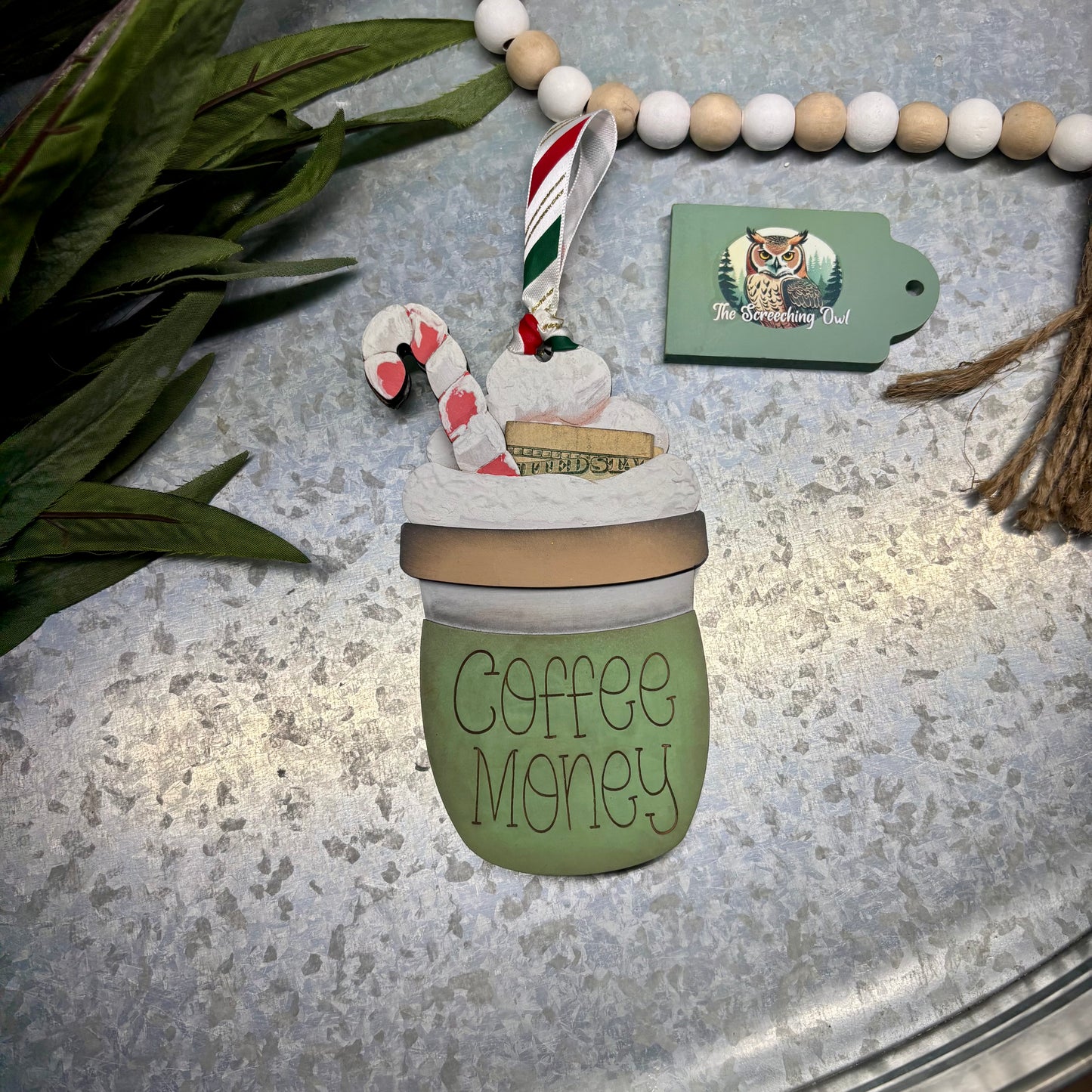 Coffee Money Gift Card Ornament