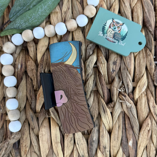 Highland Cow Claw Clip