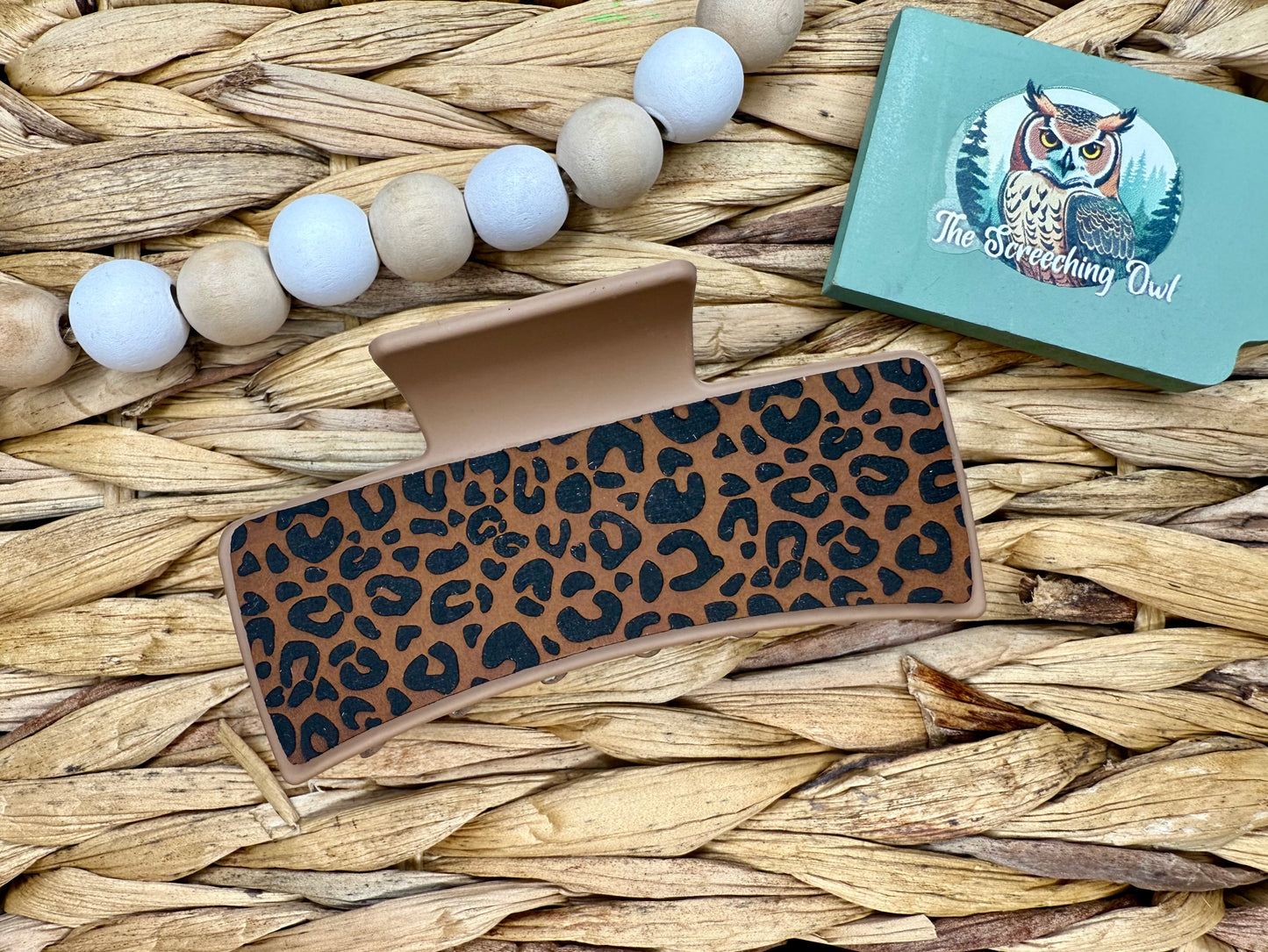 Leopard Print Claw Clip