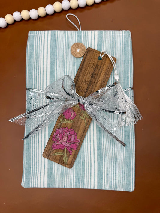 Stripes Book Sleeve Gift Set