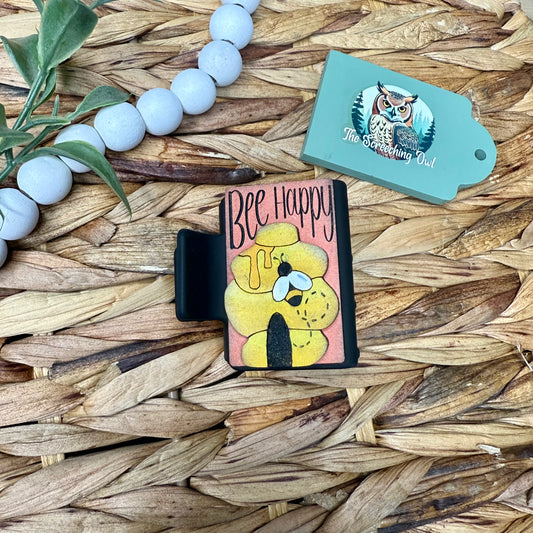 Bee Happy Claw Clip