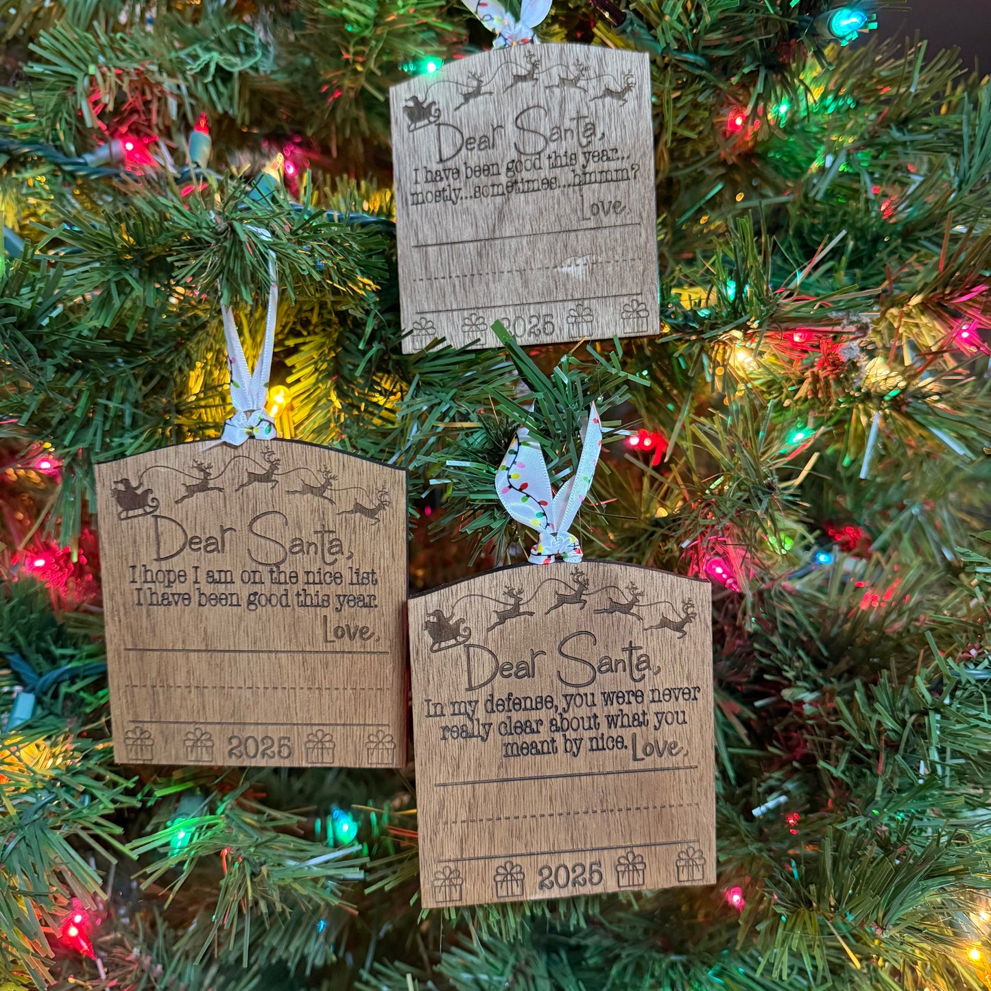 Dear Santa Kids Signature Ornament