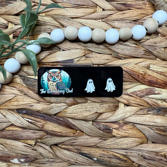 Ghost Stud Earrings