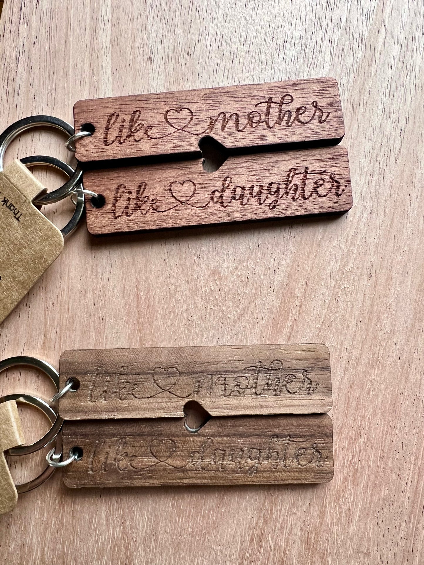 Like Mother, Like Daughter Keychain Set