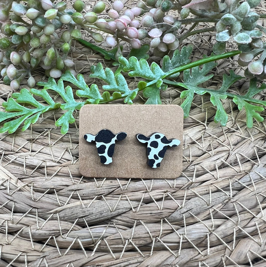 Cow Stud Earrings