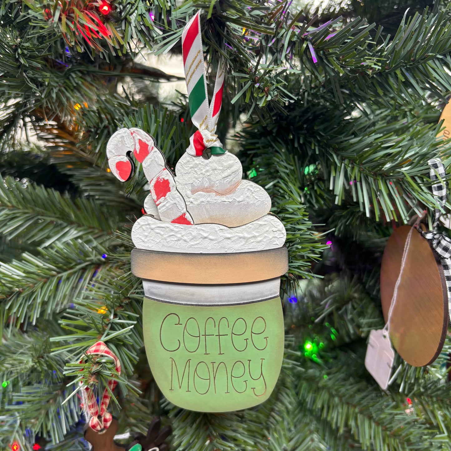Coffee Money Gift Card Ornament
