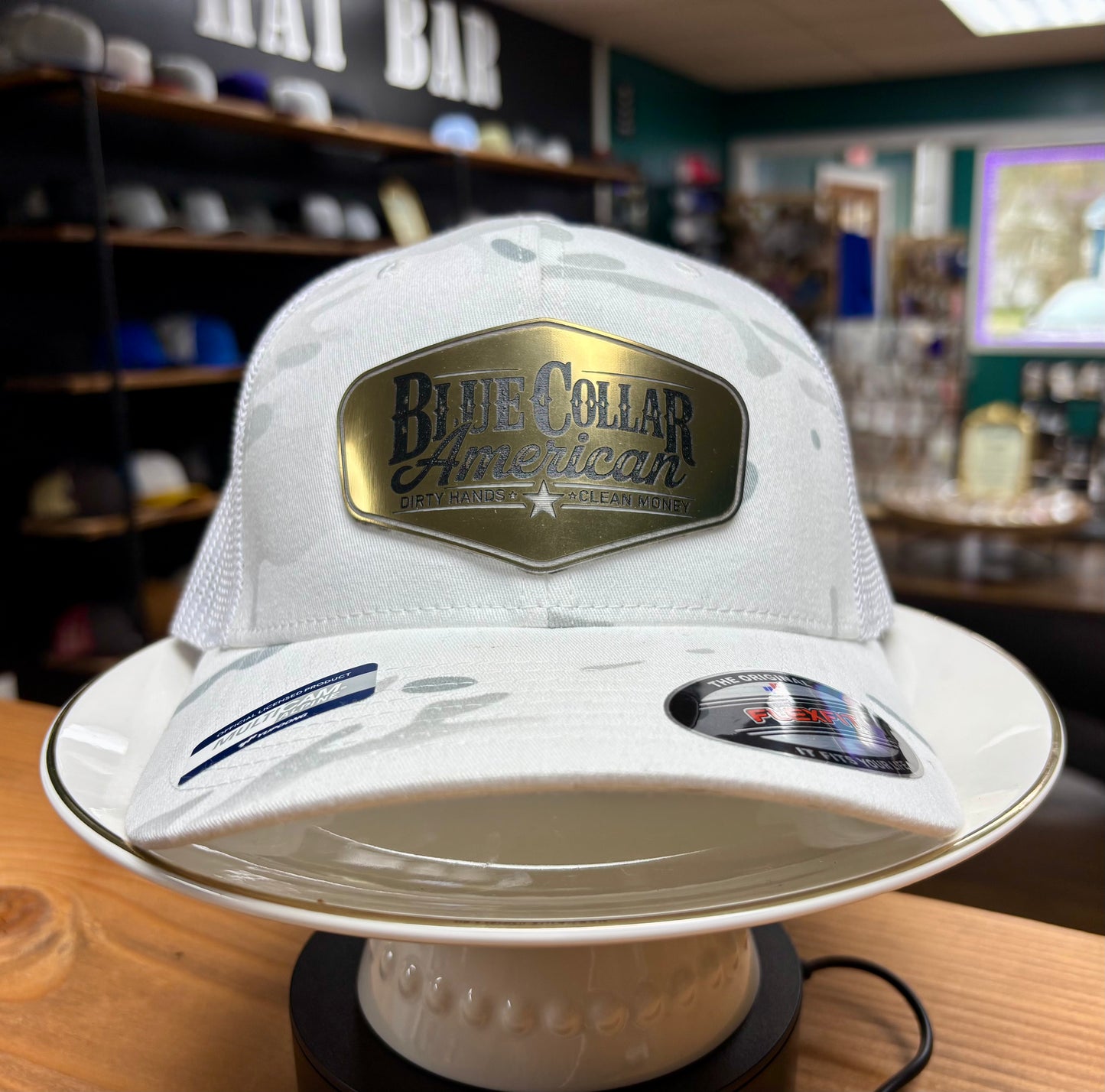 Blue Collar American Acrylic Patch Hat