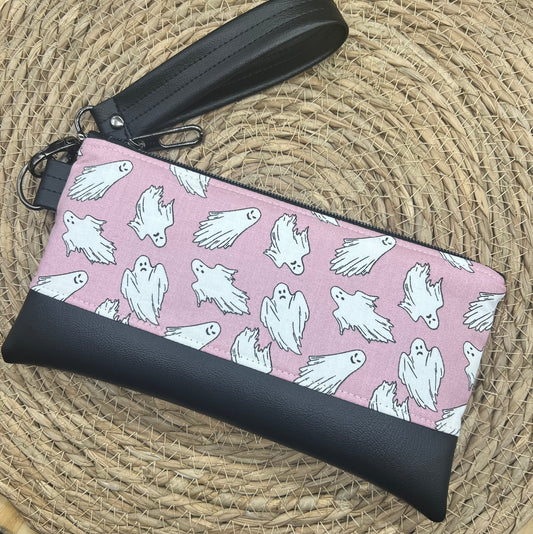 Glowing Ghosts Wristlet Wallet