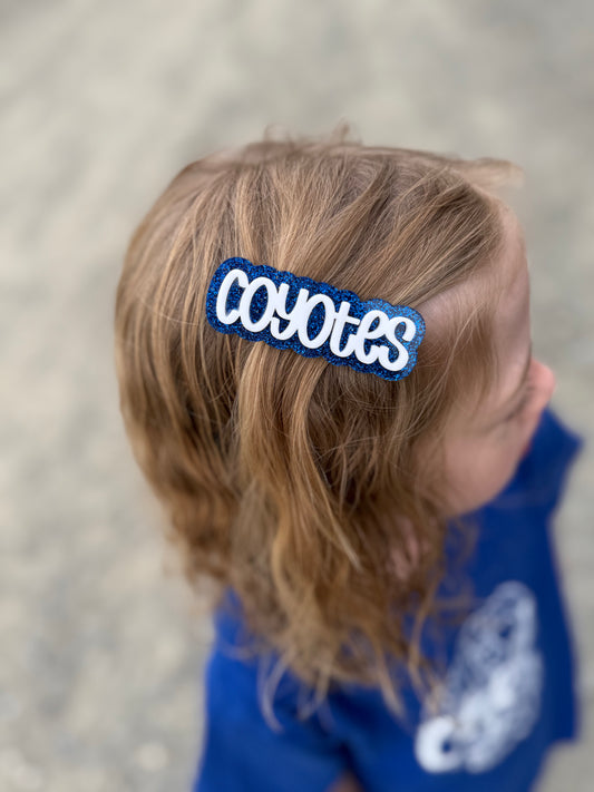 Coyotes Hair Clip