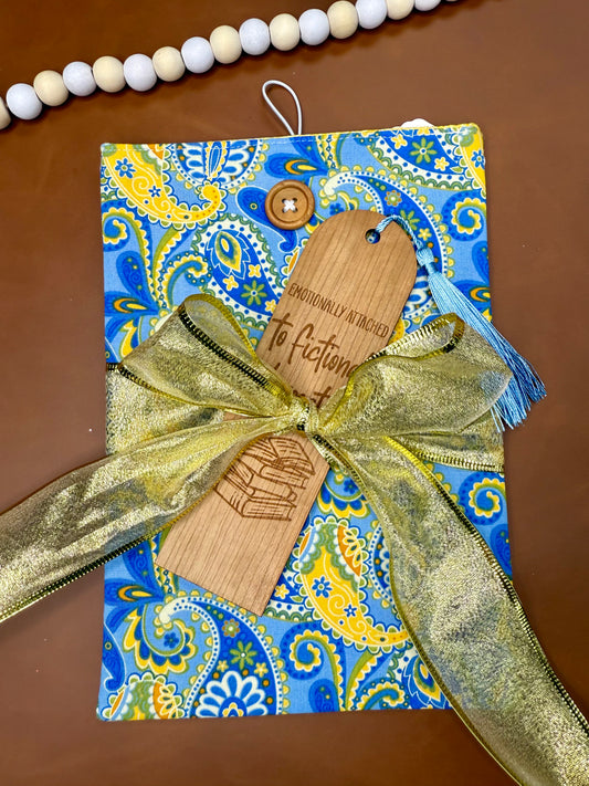 Paisley Book Sleeve Gift Set - Small