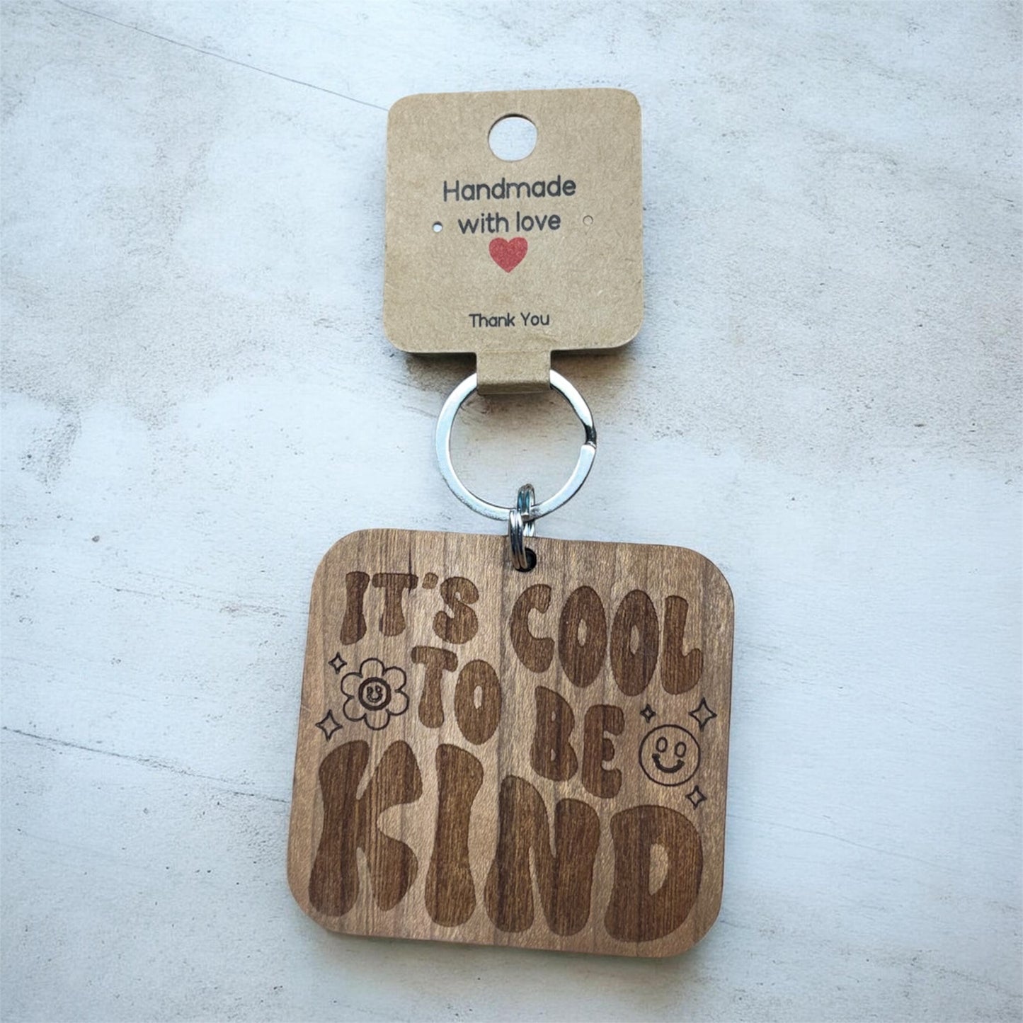It's Cool to Be Kind Keychain