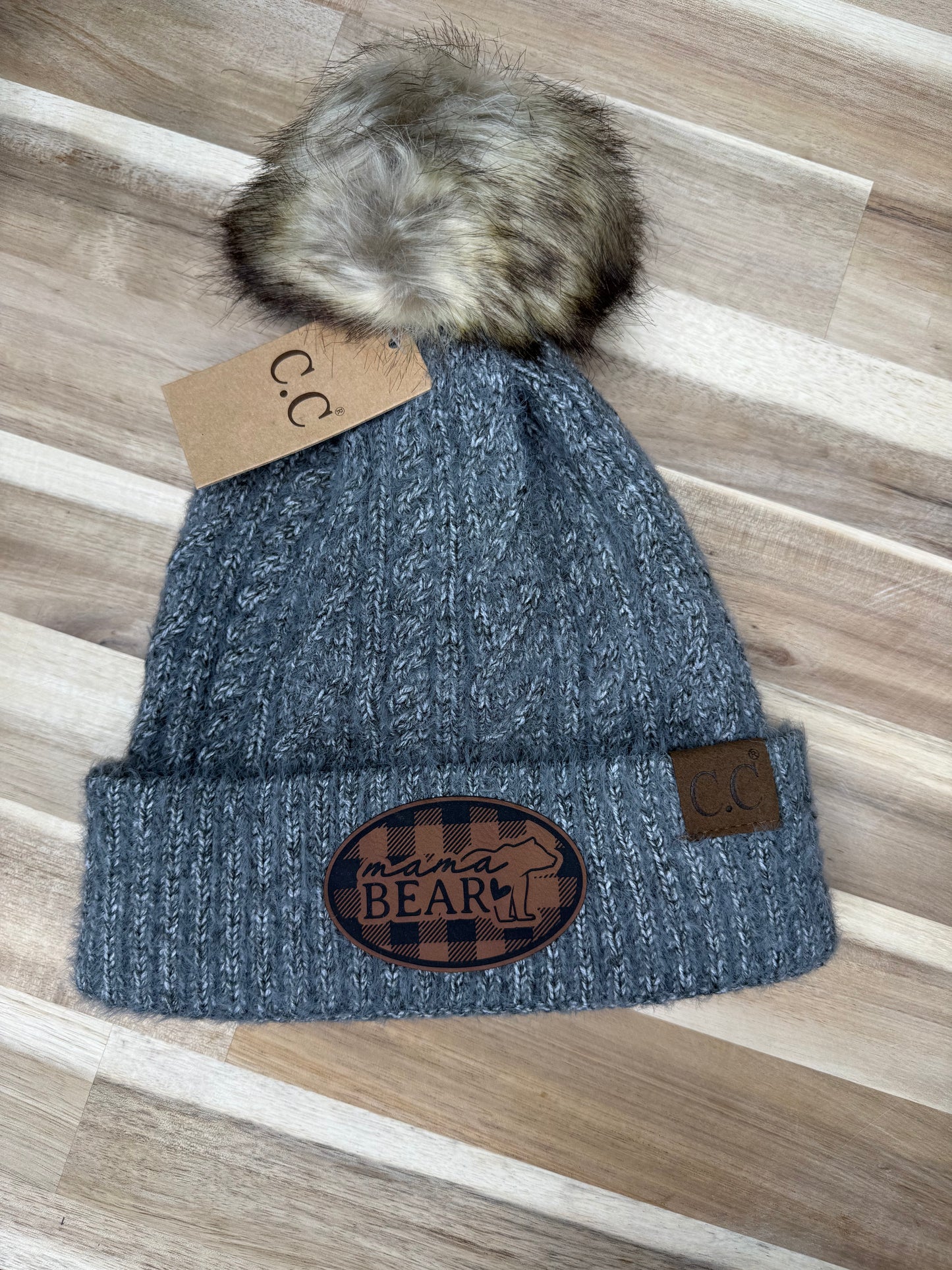 C.C. Beanie - Mama Bear - Gray