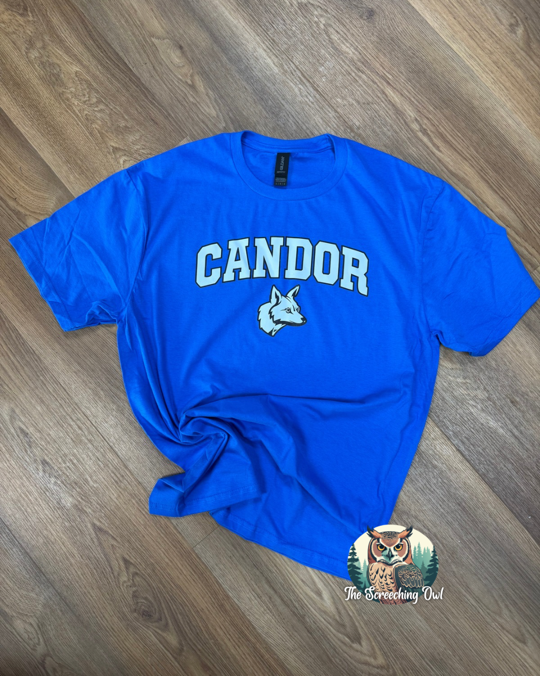 Candor Coyotes - Adult T-Shirt - Blue