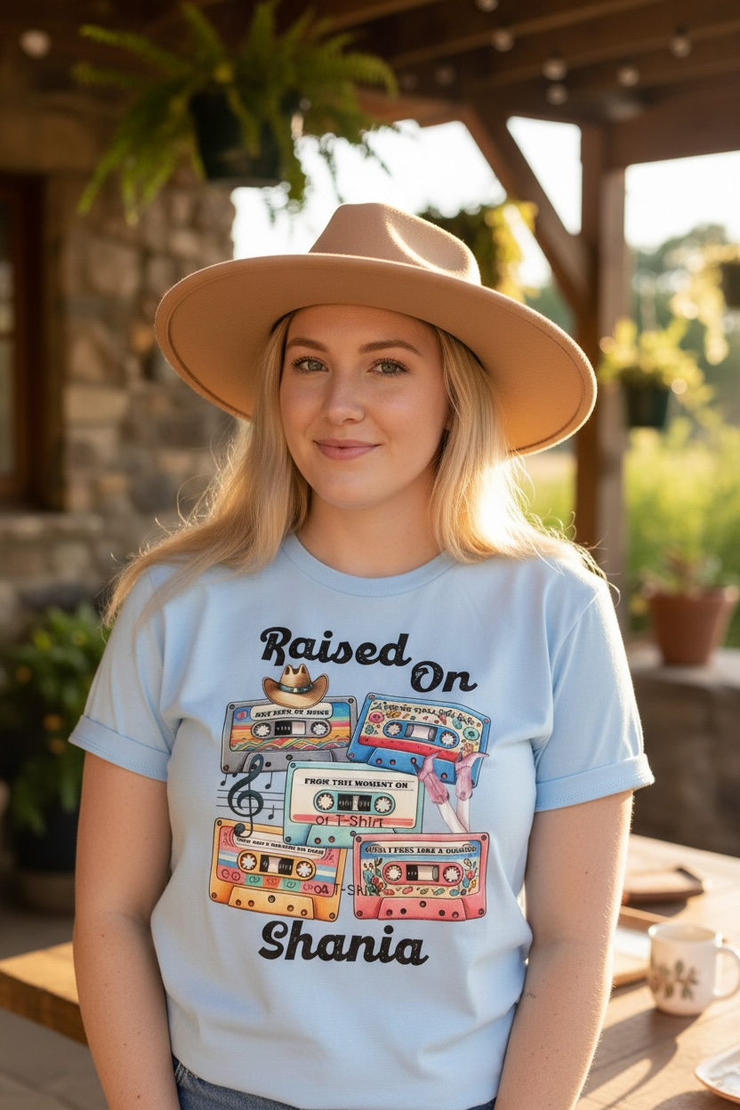 Raised on Shania Cassettes Shirt