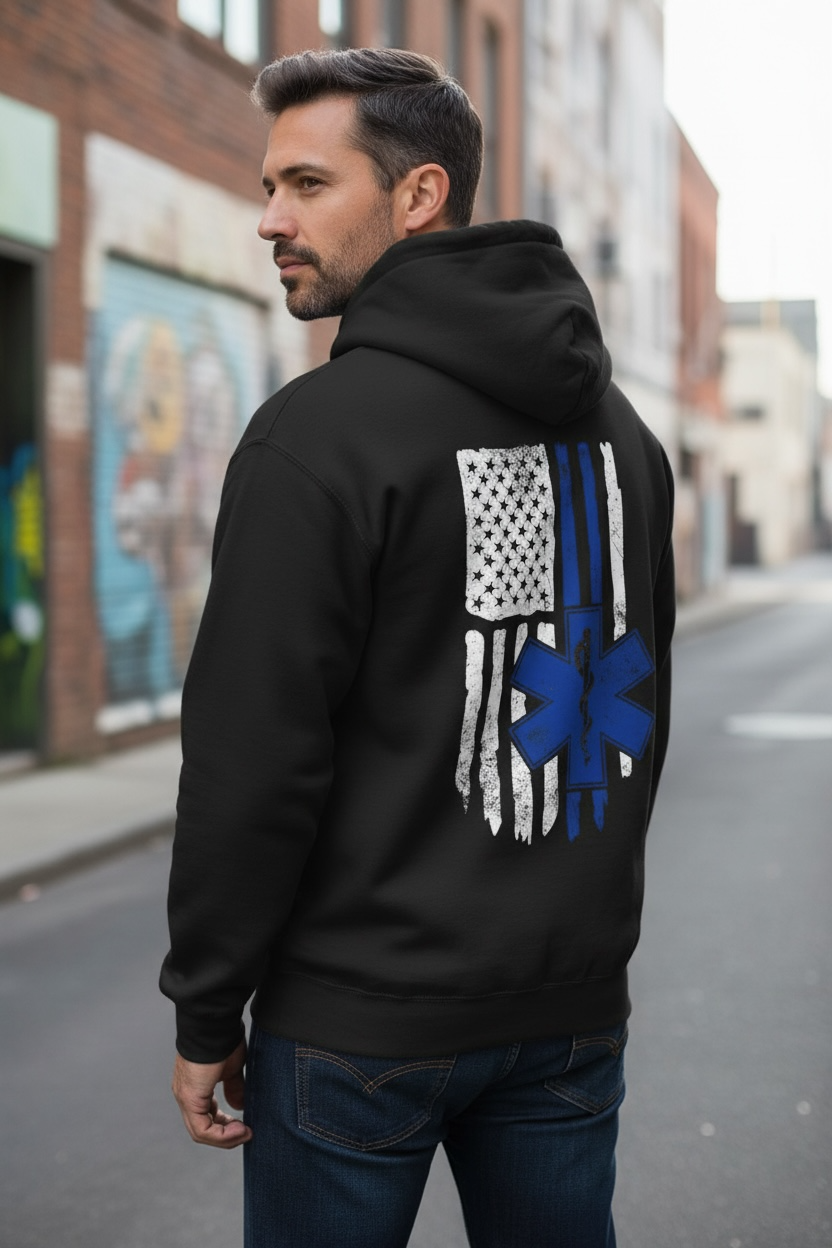 EMS Flag Hooded Sweatshirt
