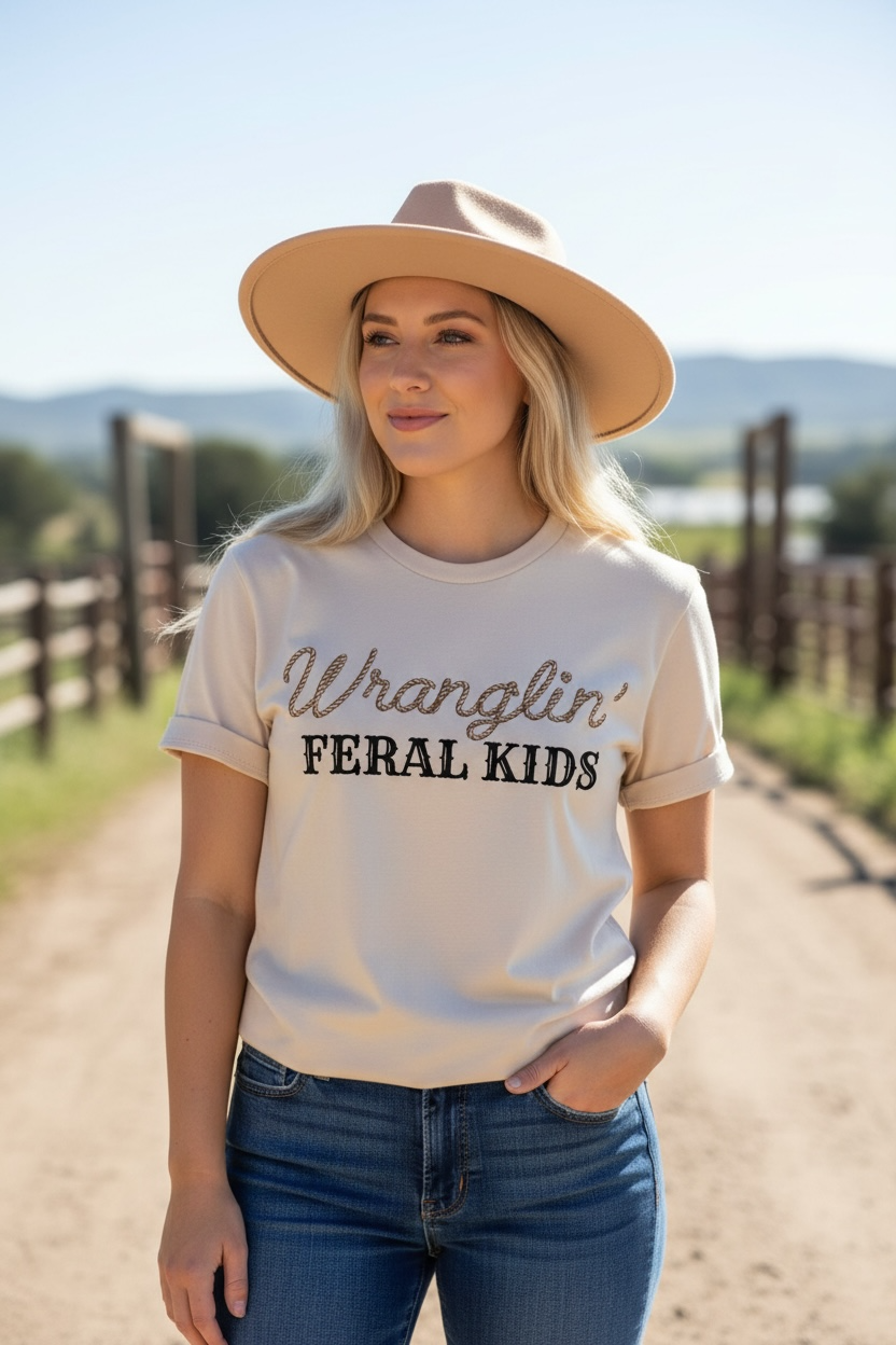 Wranglin’ Feral Kids T-Shirt