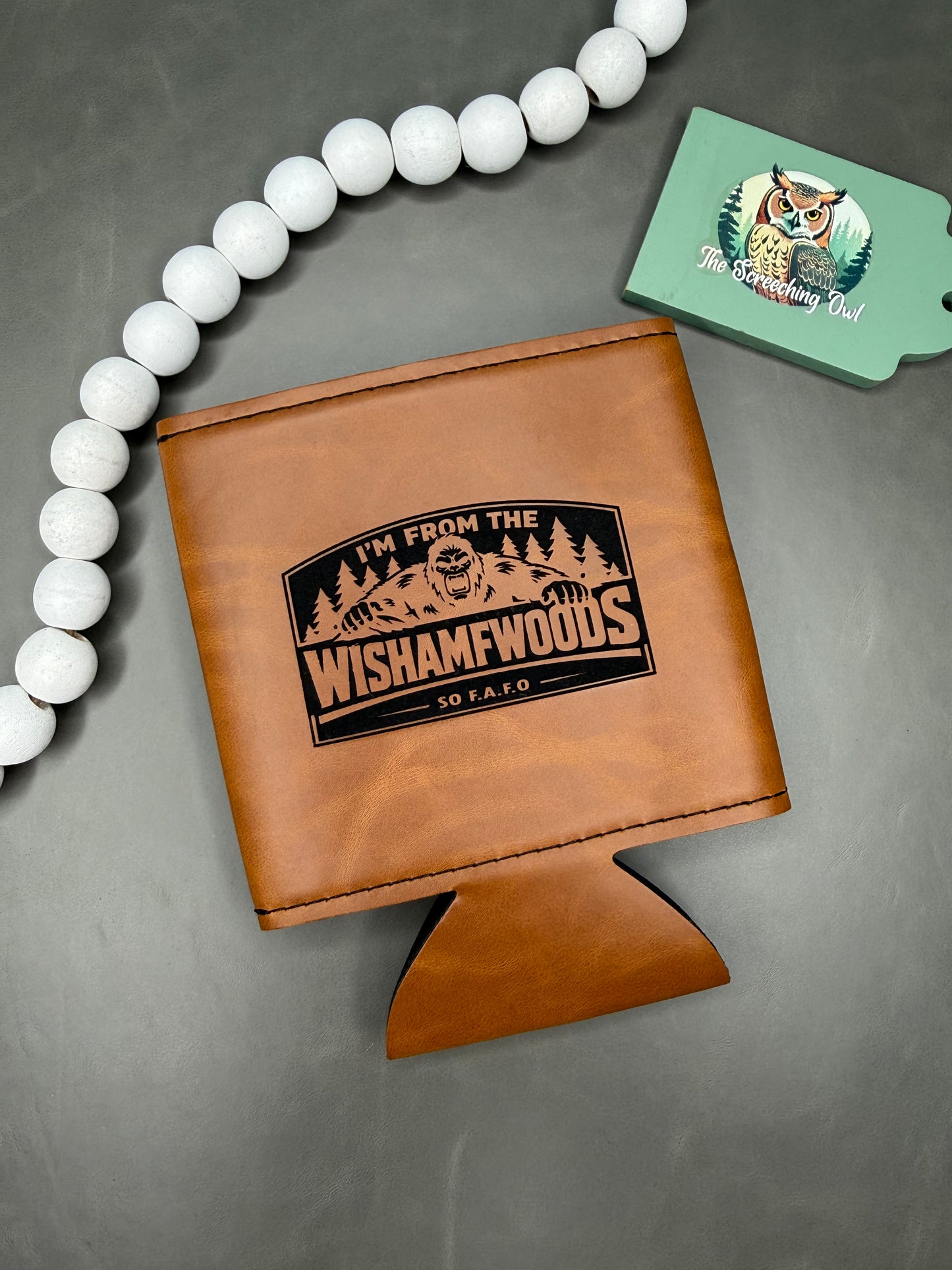 Wishamfwoods FAFO Sasquatch Can Sleeve