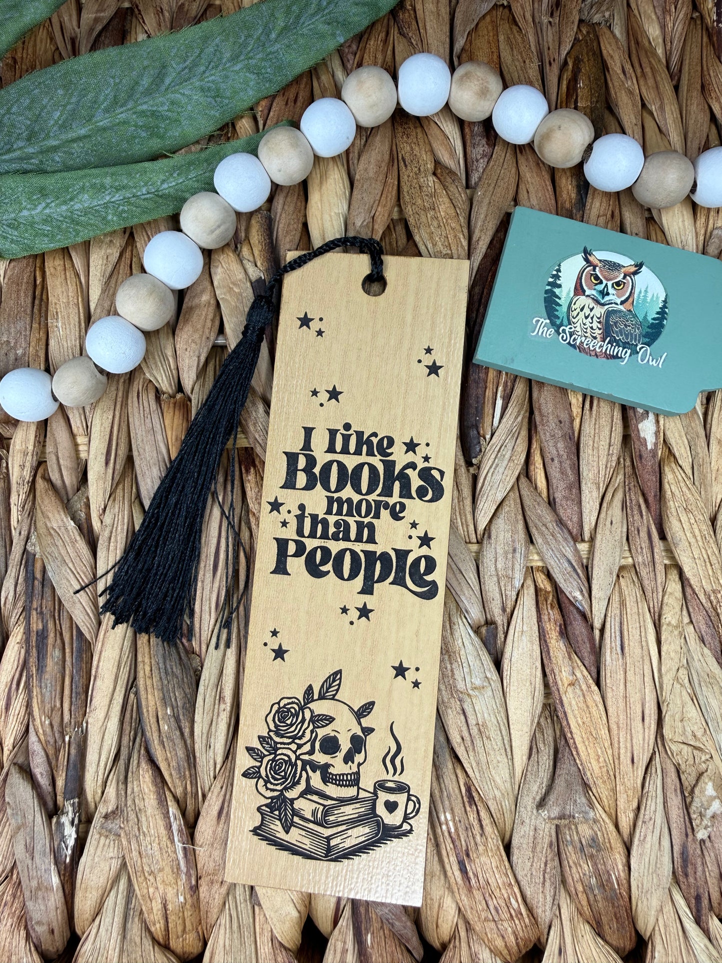 “I like books more than people” Bookmark