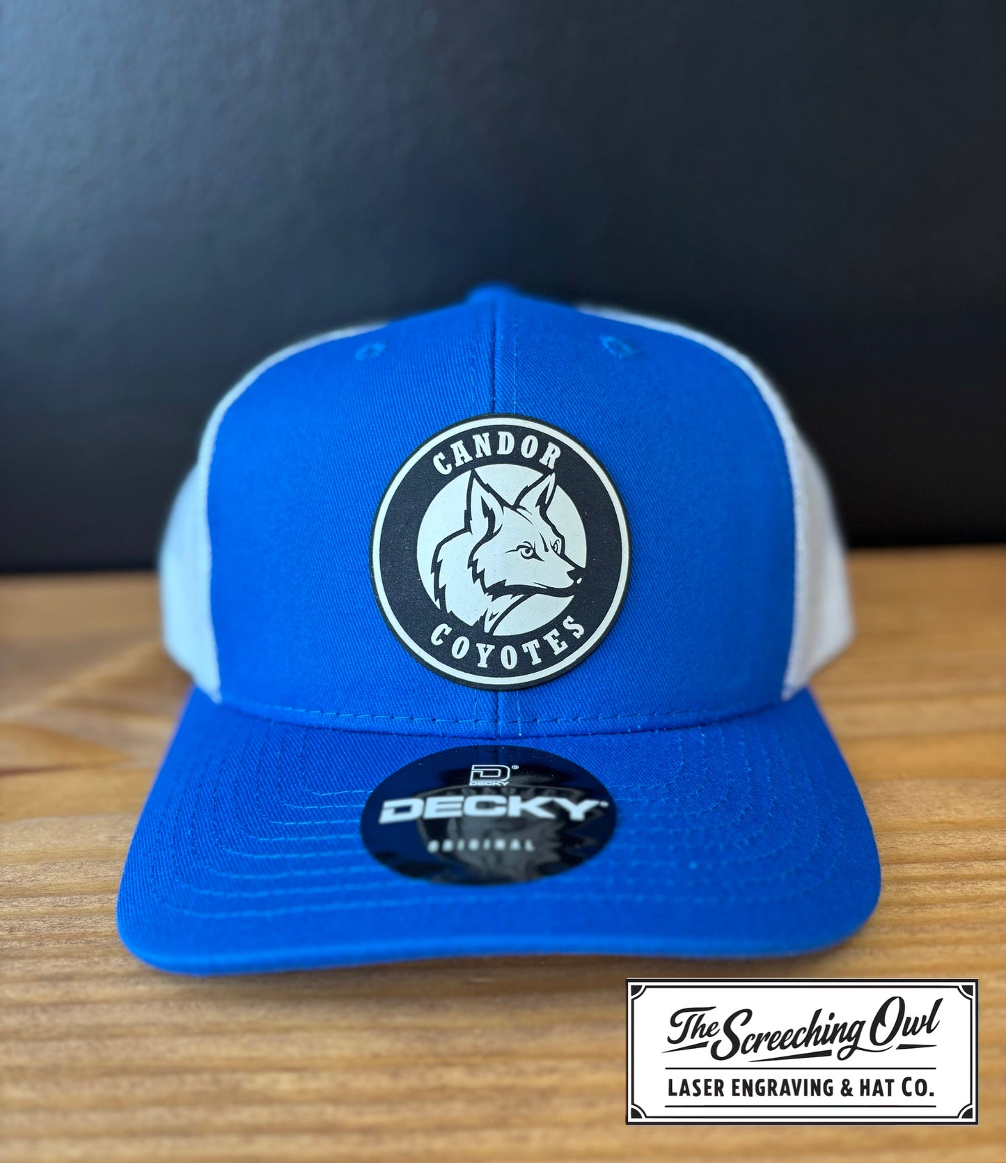 Candor Coyotes - Blue & White Snapback Hat