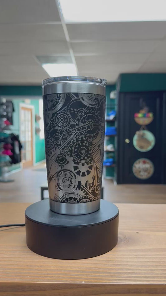 Gearhead - Black 20oz Tumbler